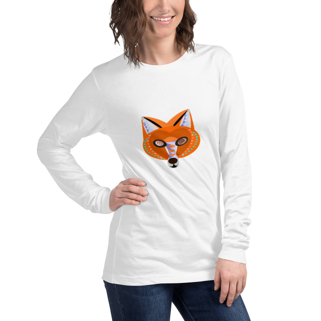 Unisex Fox Long Sleeve Tee - KolorsDesigns