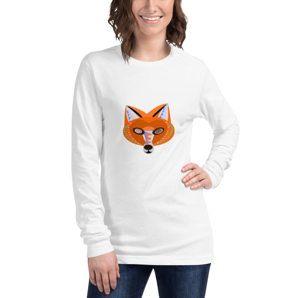 Unisex Fox Long Sleeve Tee - KolorsDesigns