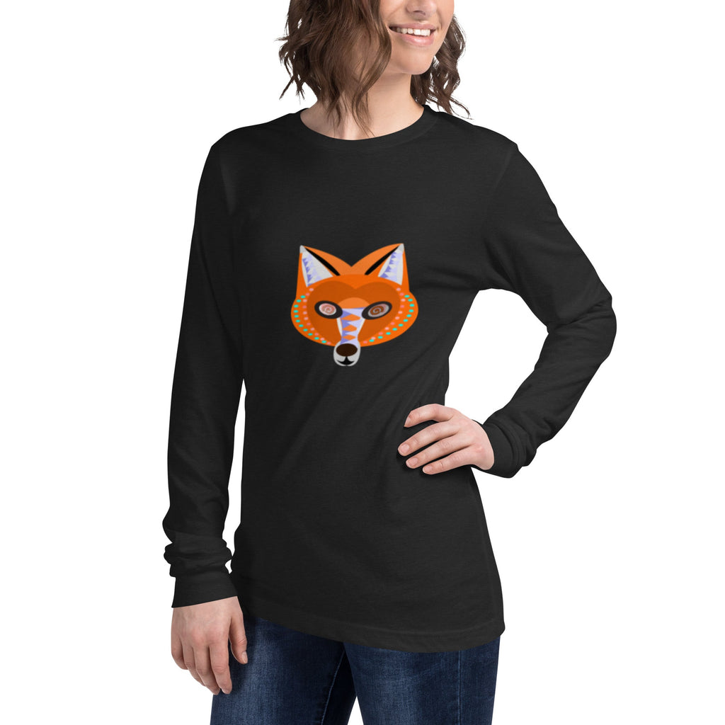 Unisex Fox Long Sleeve Tee - KolorsDesigns