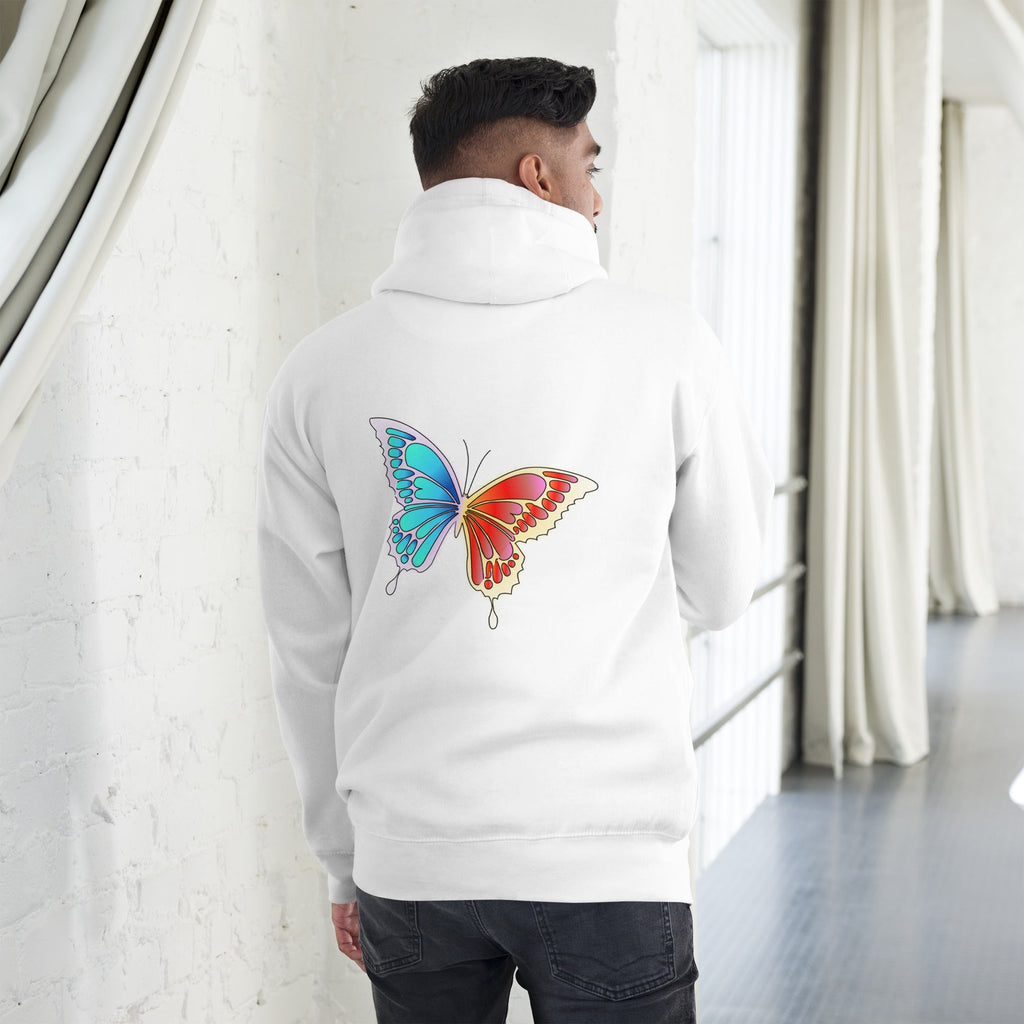 Unisex Graffiti Butterfly Hoodie - KolorsDesigns