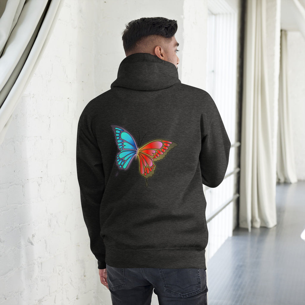 Unisex Graffiti Butterfly Hoodie - KolorsDesigns