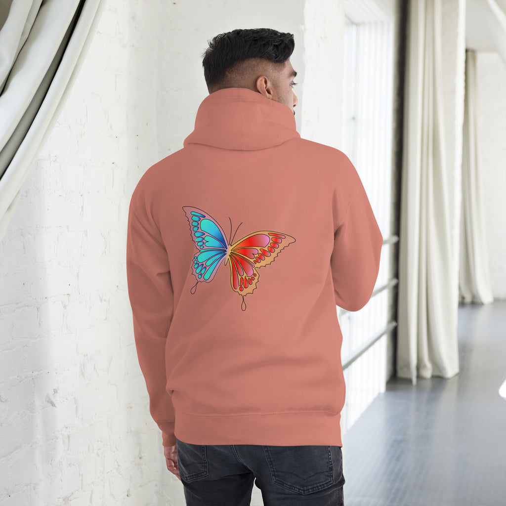 Unisex Graffiti Butterfly Hoodie - KolorsDesigns