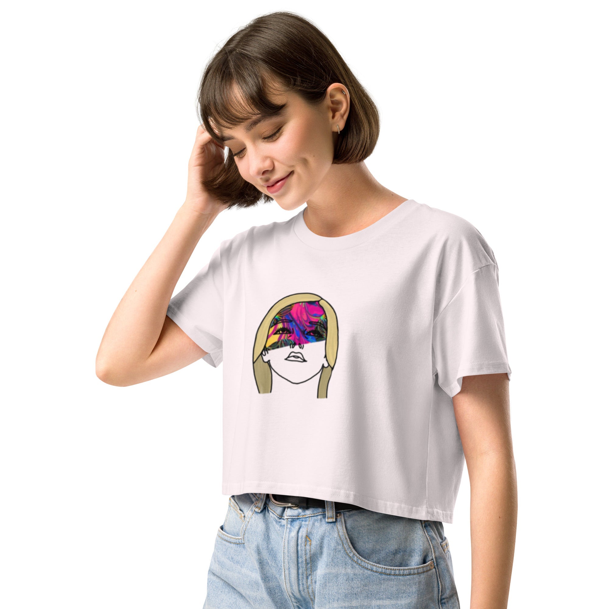 Unisex Insane in the Brain Crop Top - KolorsDesigns