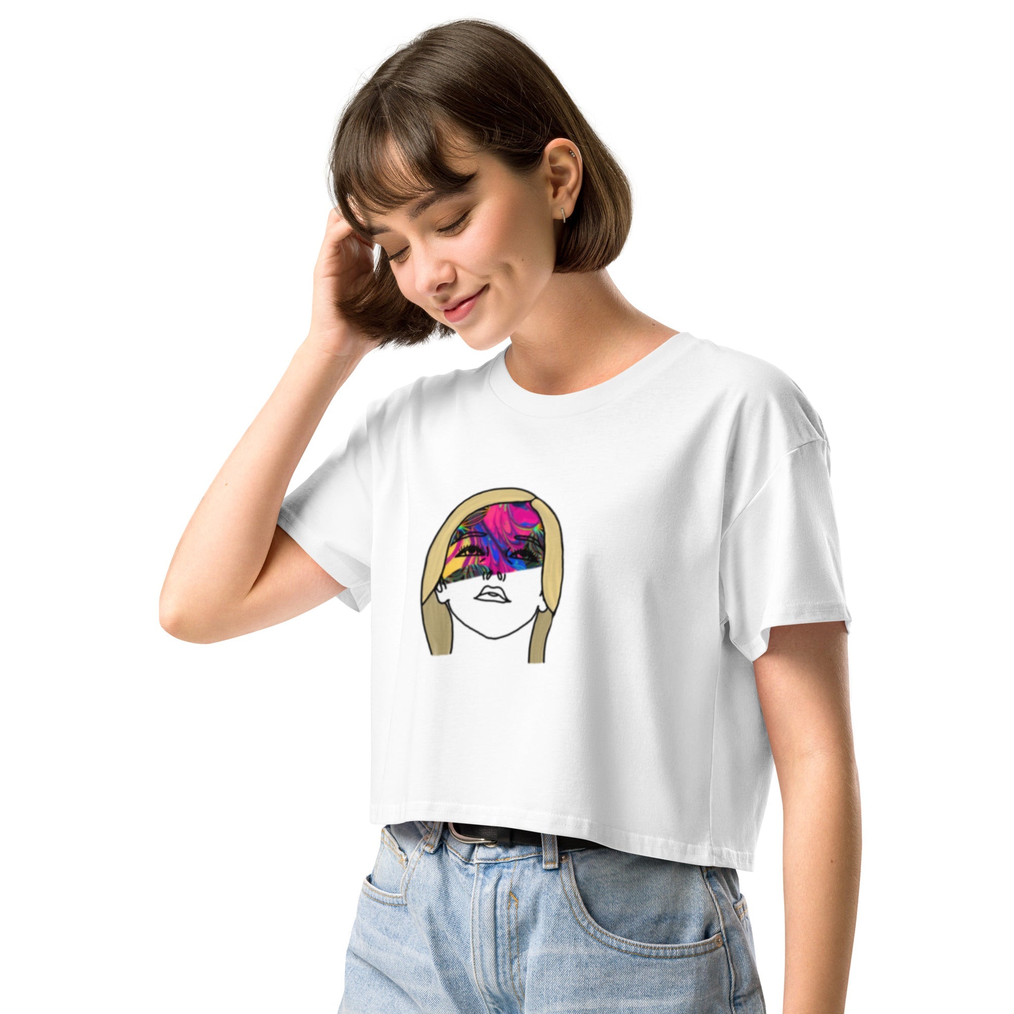 Unisex Insane in the Brain Crop Top - KolorsDesigns