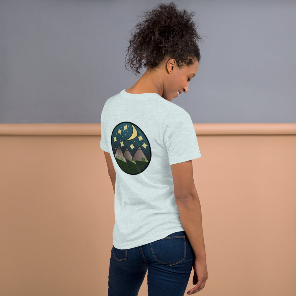 Unisex Mountain Night T-shirt - KolorsDesigns