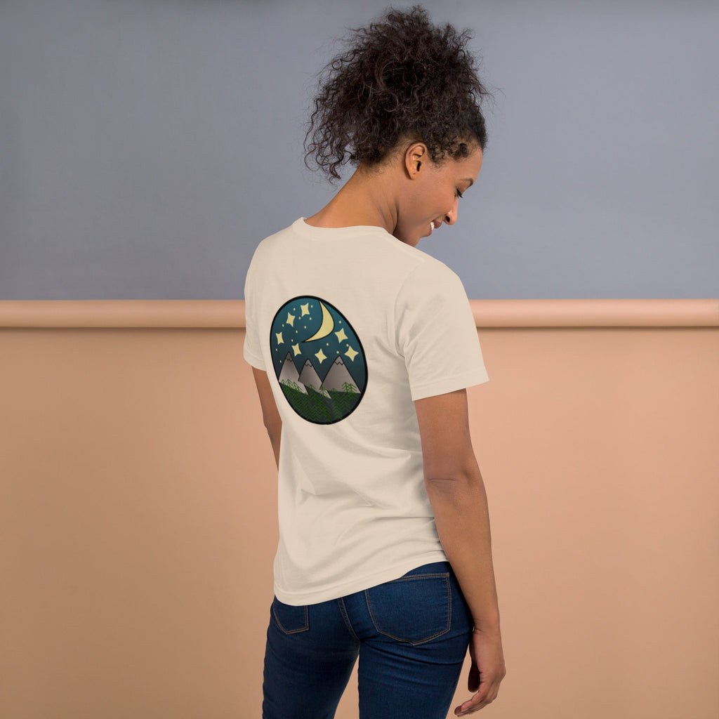 Unisex Mountain Night T-shirt - KolorsDesigns