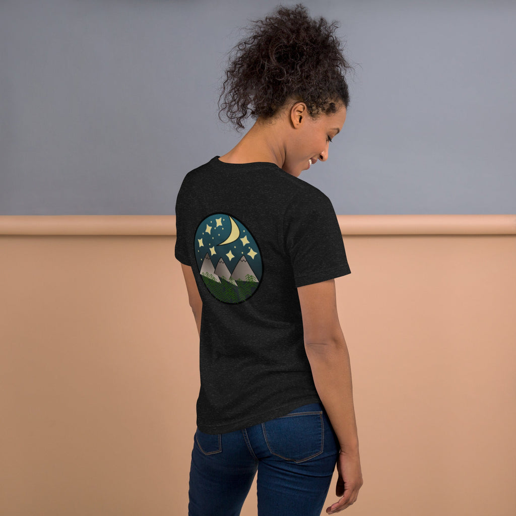 Unisex Mountain Night T-shirt - KolorsDesigns