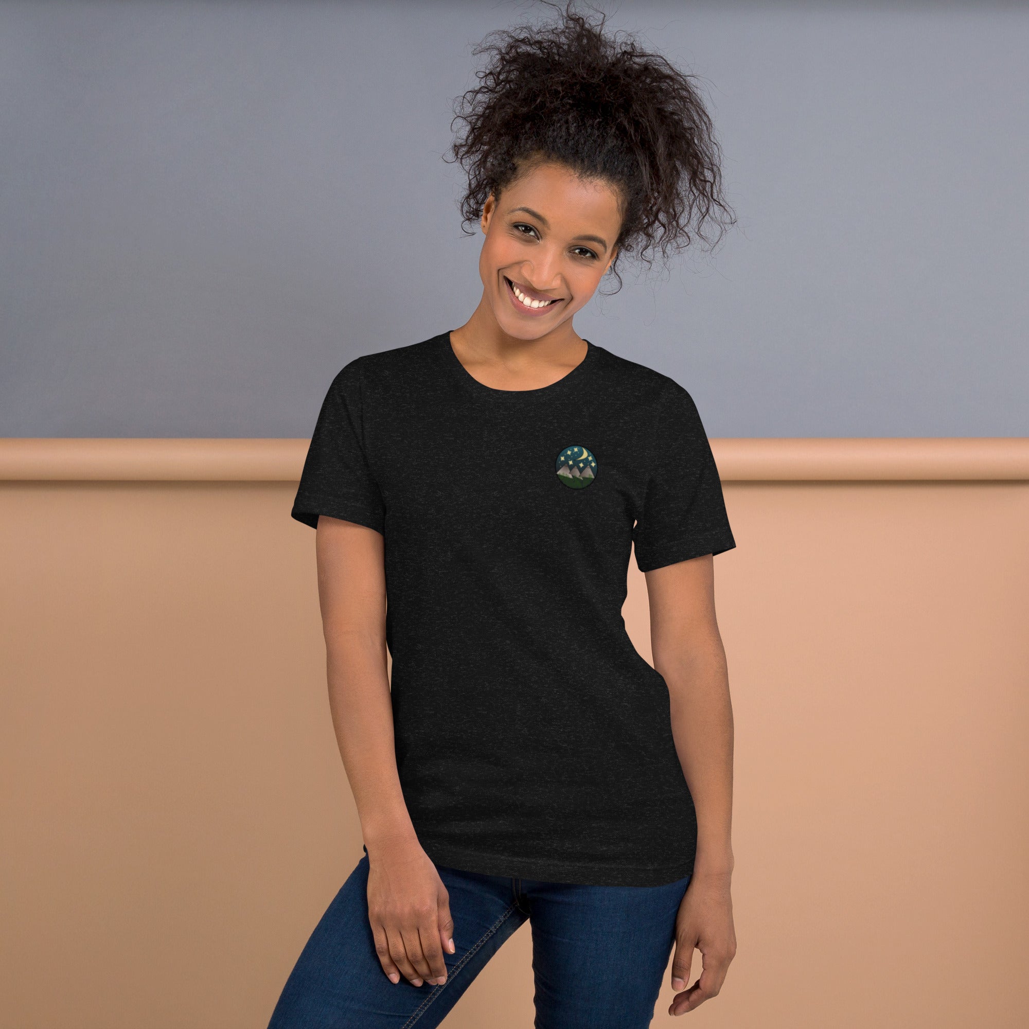 Unisex Mountain Night T-shirt - KolorsDesigns