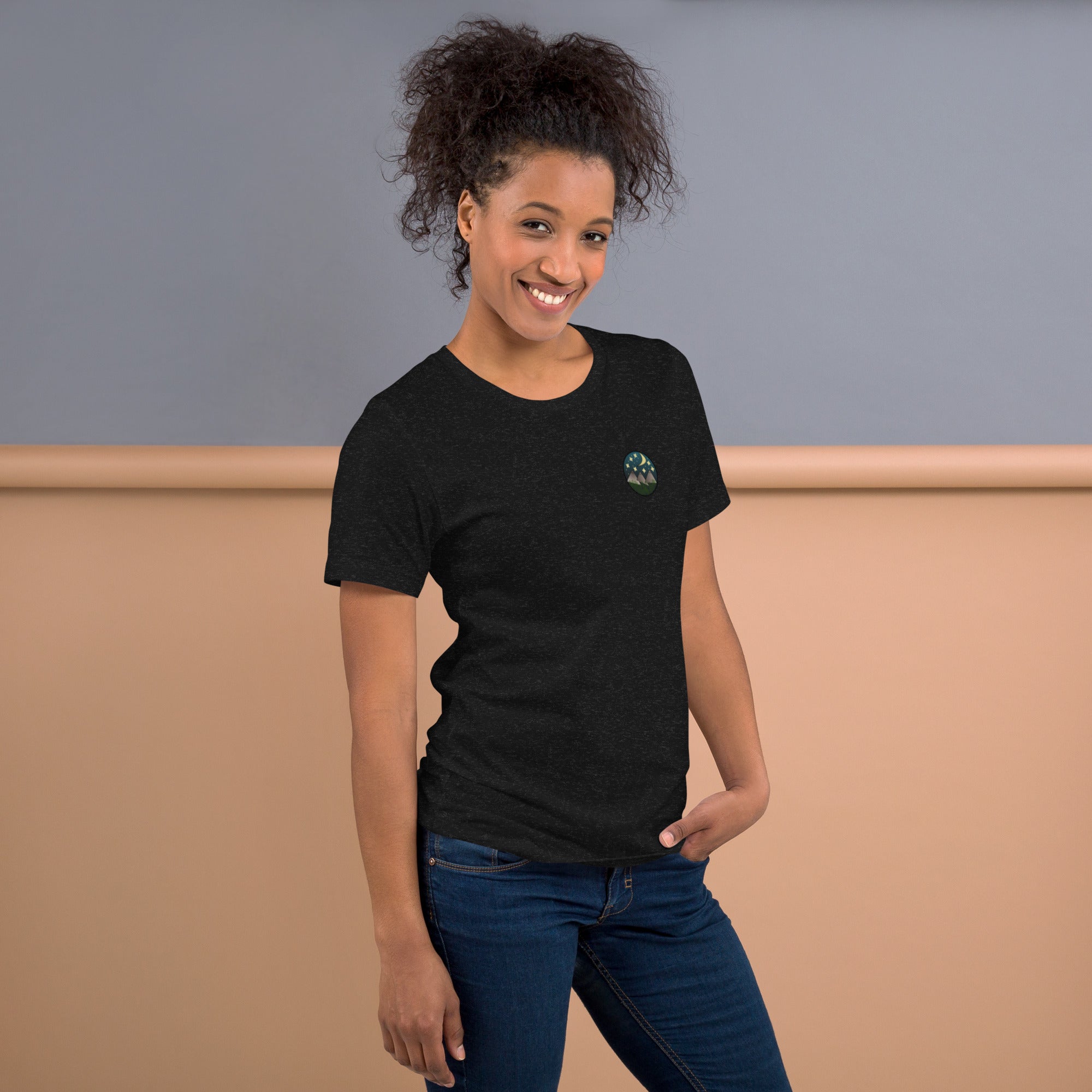 Unisex Mountain Night T-shirt - KolorsDesigns