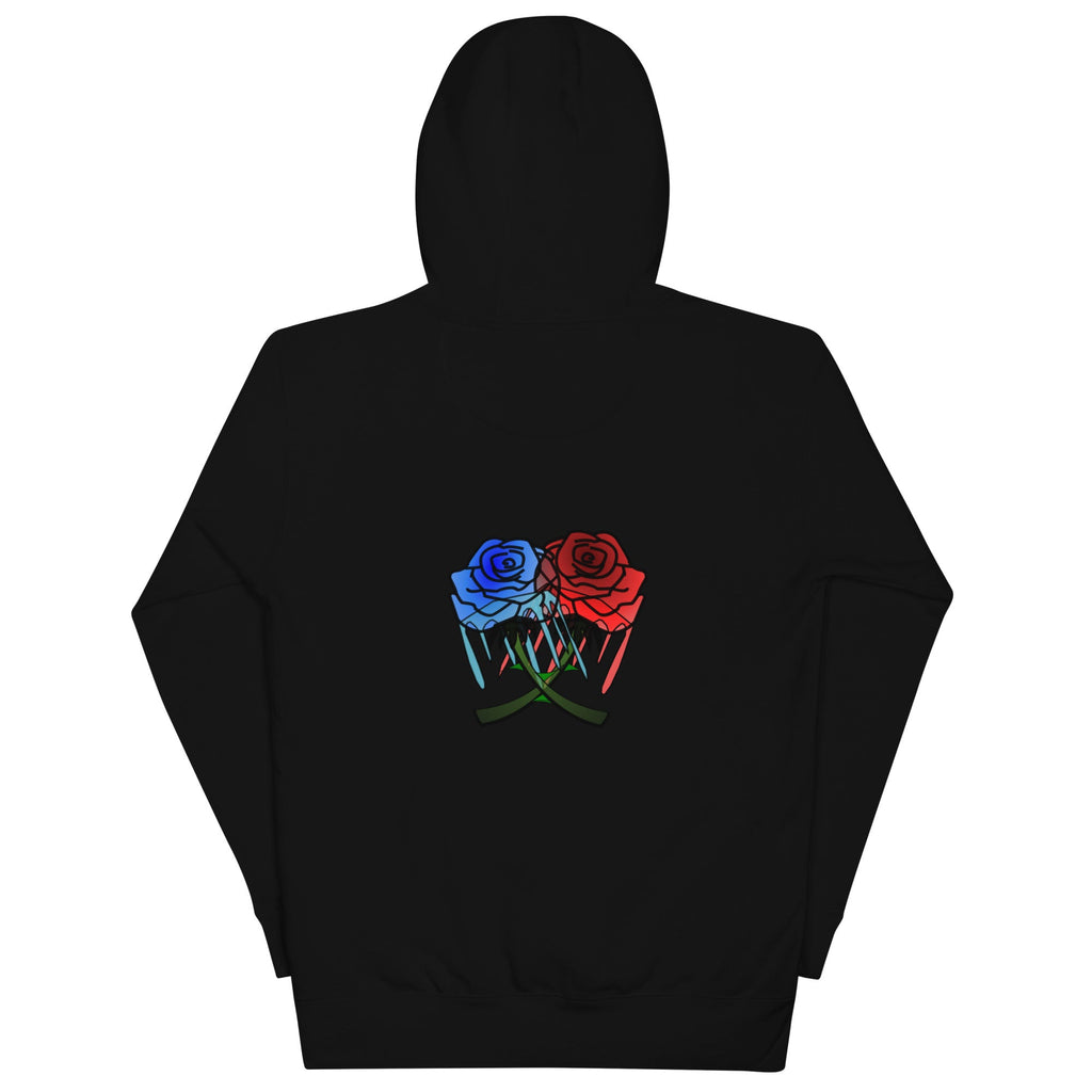 Unisex Rose Art Drip Hoodie - KolorsDesigns