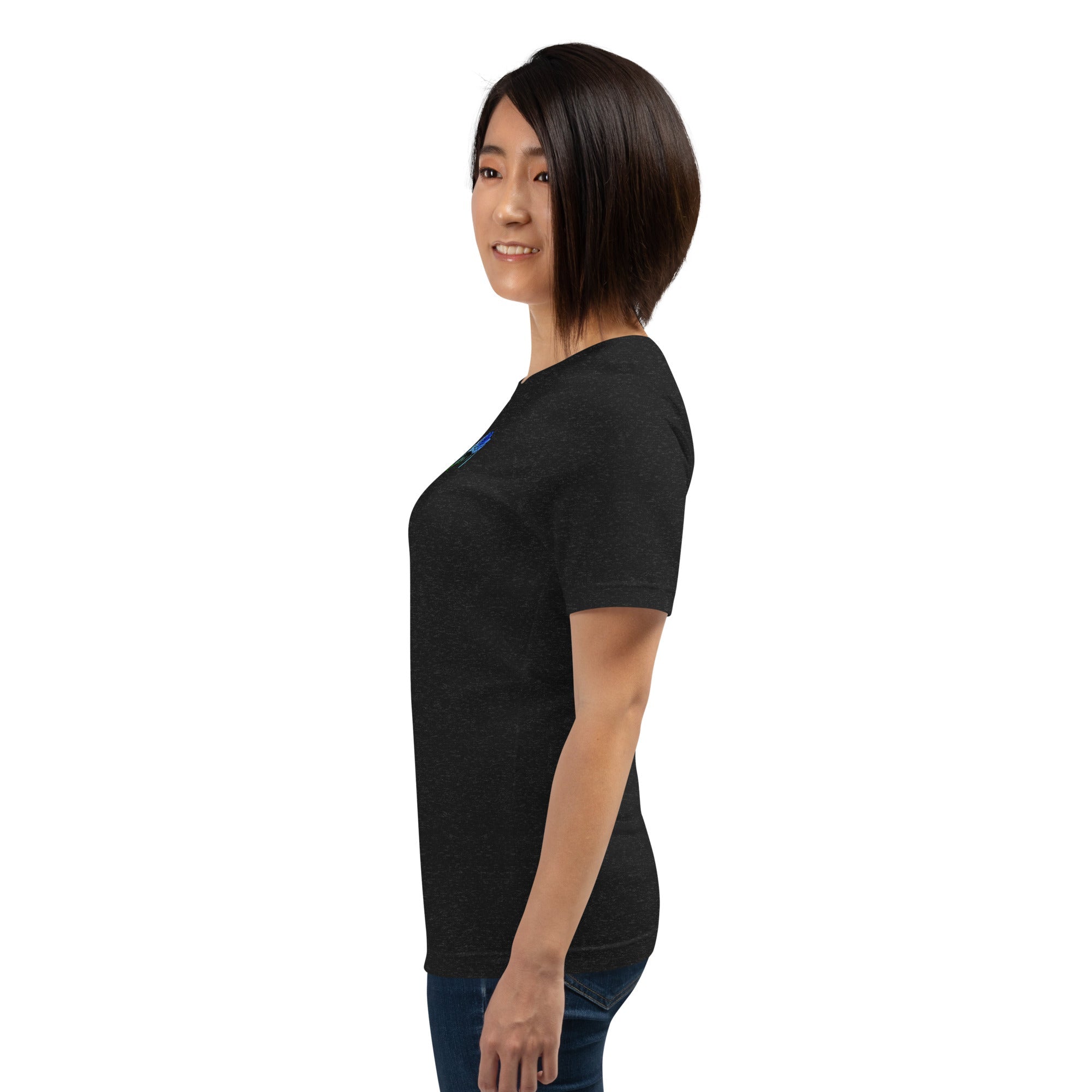 Unisex Rose Art Drip T-shirt - KolorsDesigns