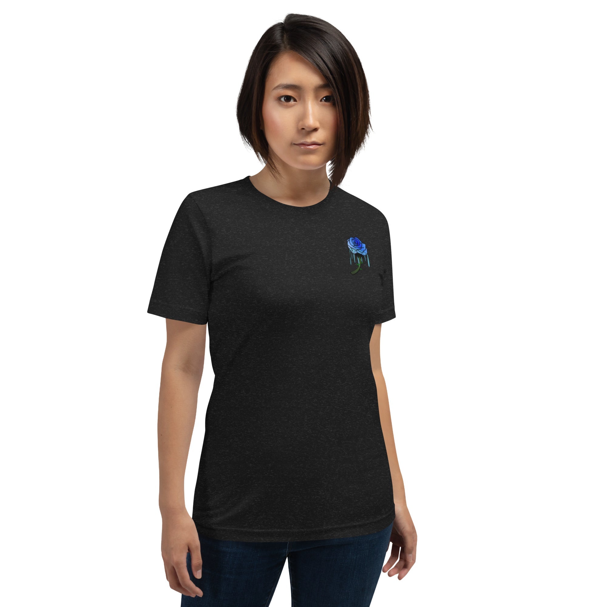 Unisex Rose Art Drip T-shirt - KolorsDesigns