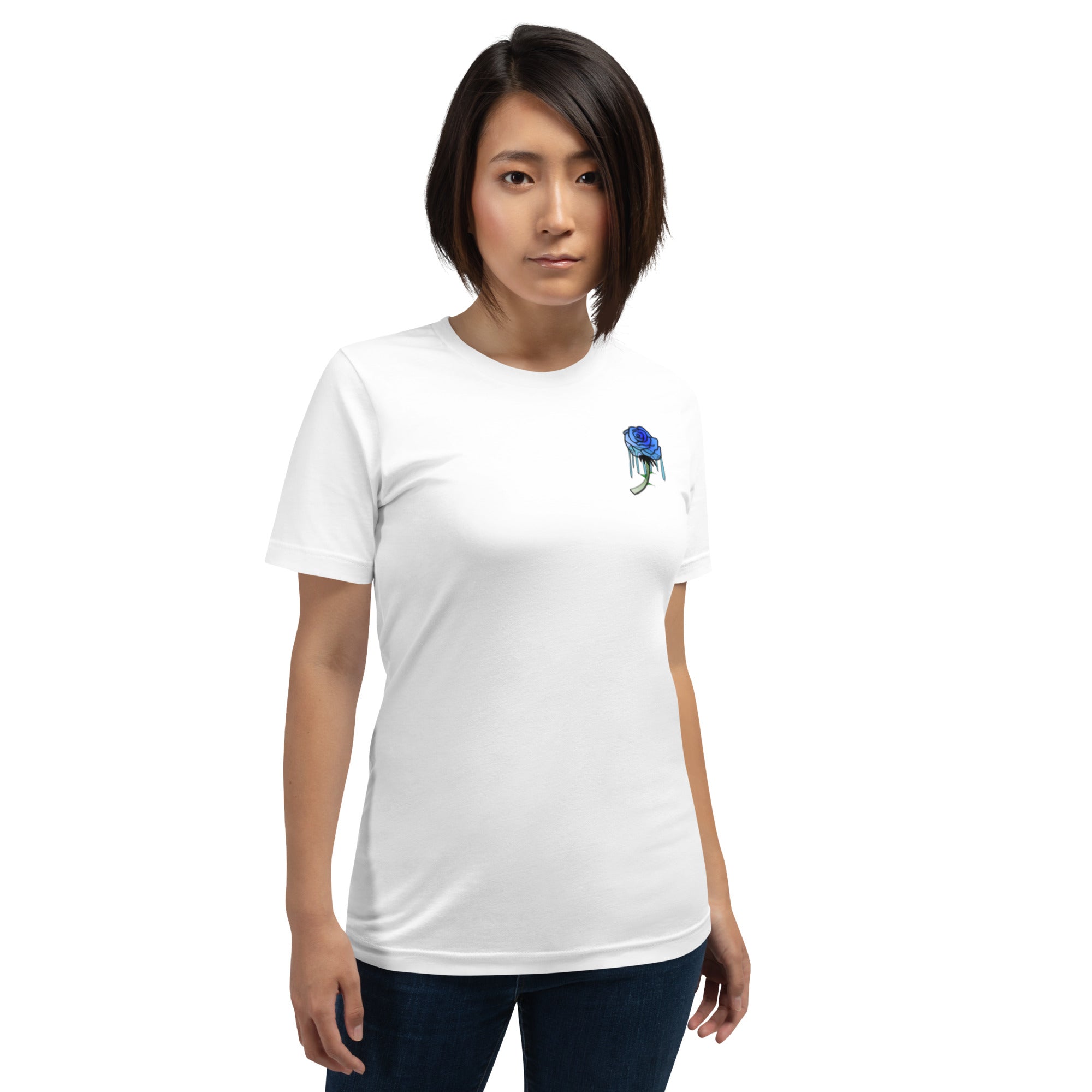 Unisex Rose Art Drip T-shirt - KolorsDesigns