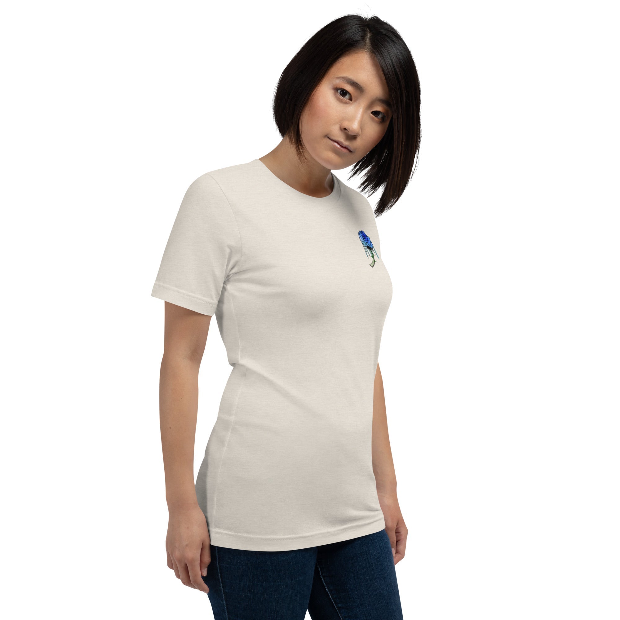Unisex Rose Art Drip T-shirt - KolorsDesigns