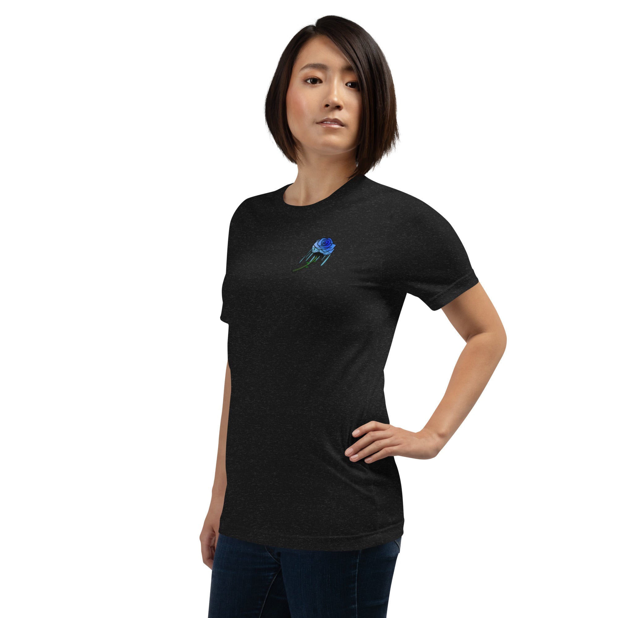 Unisex Rose Art Drip T-shirt - KolorsDesigns