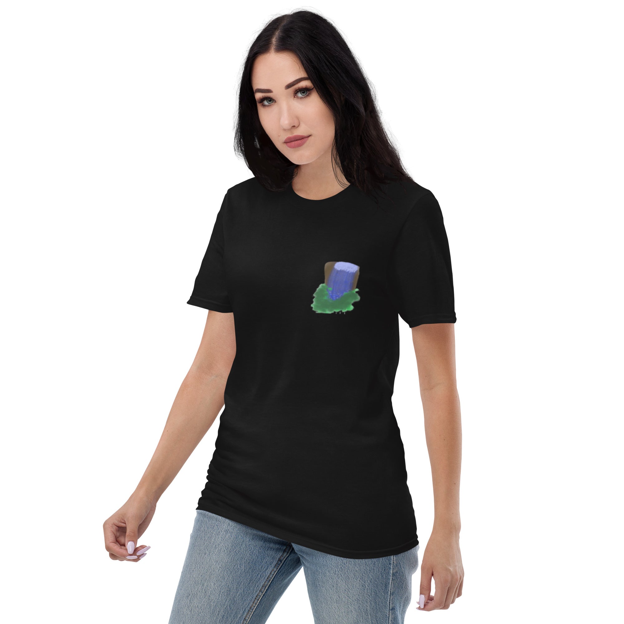 Unisex Serenity Waterfall T-Shirt - KolorsDesigns